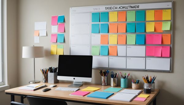 Calendrier organisation événement